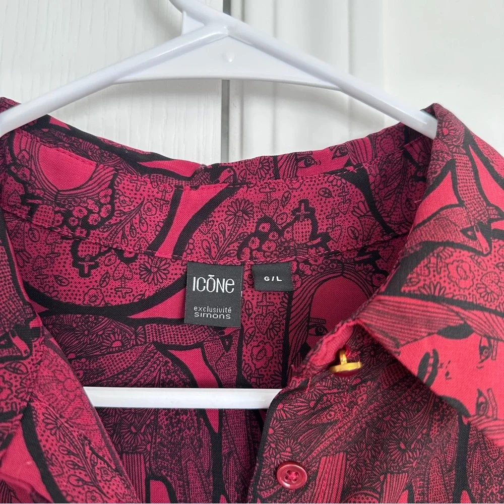 Simons Icone Red Gothic Longsleeves - Picture 6 of 14